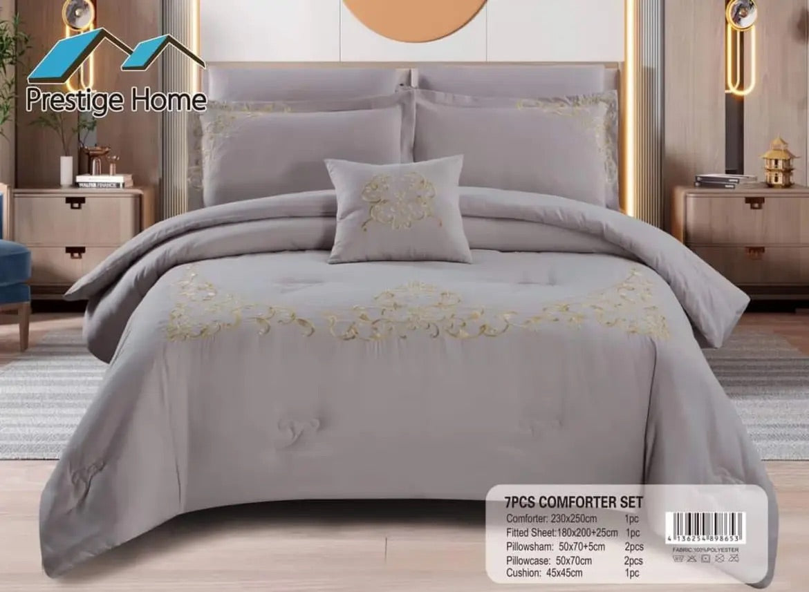 Crown Comforter Set - Double