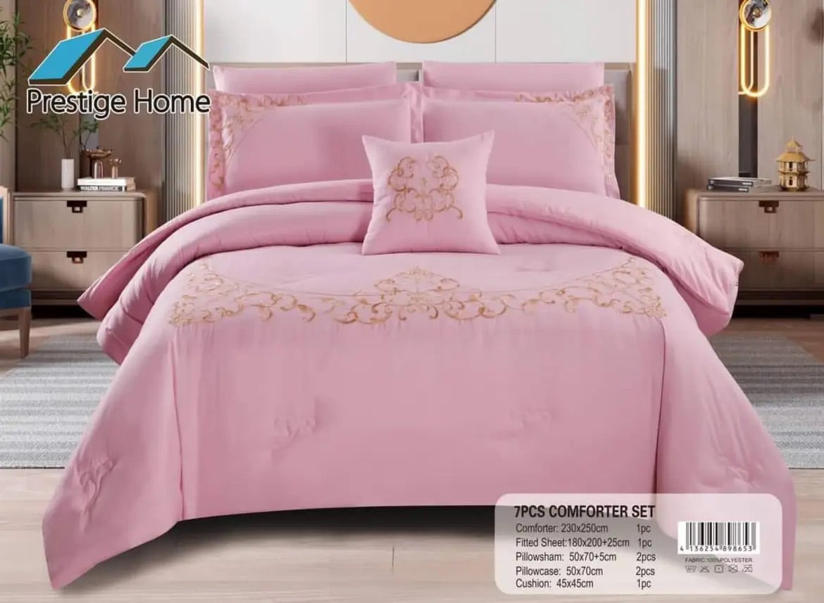 Crown Comforter Set - Double