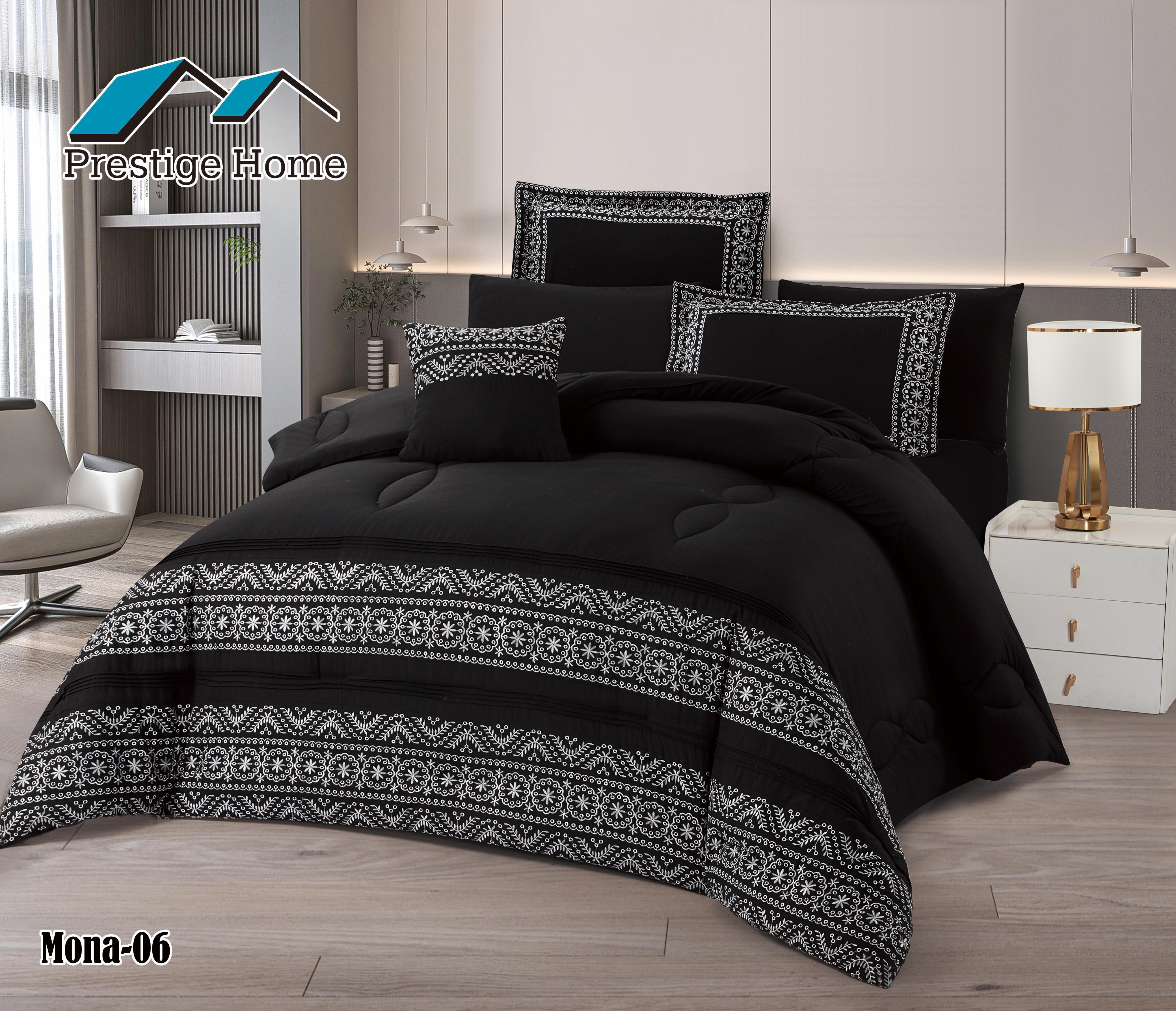 Mona Comforter Set- Double