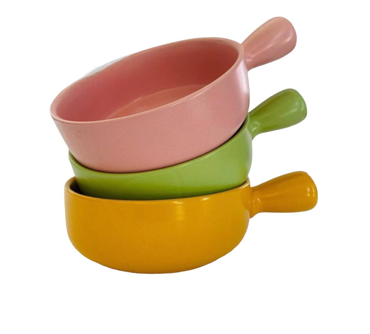 Ceramic Soup Bowls with Handle