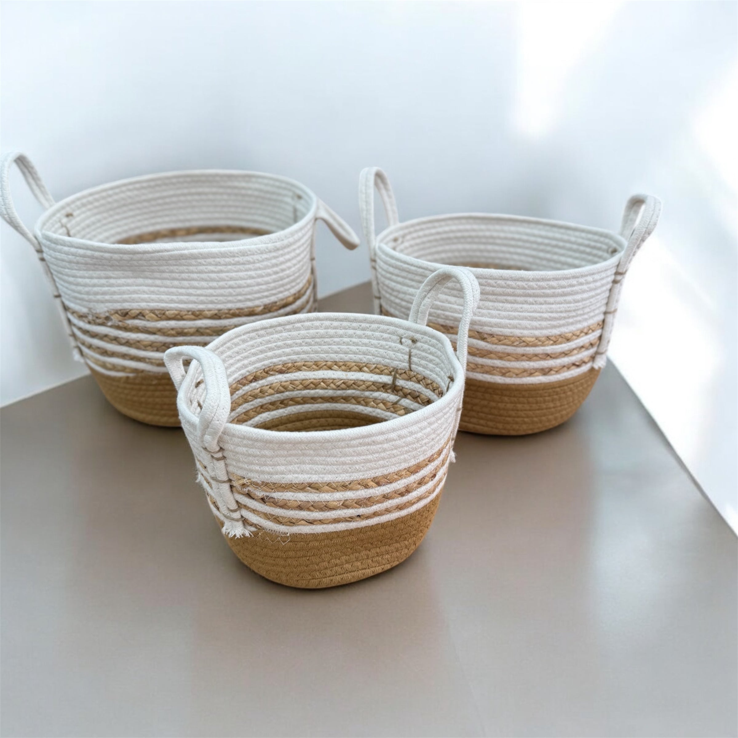 Storage baskets - 3 pieces
