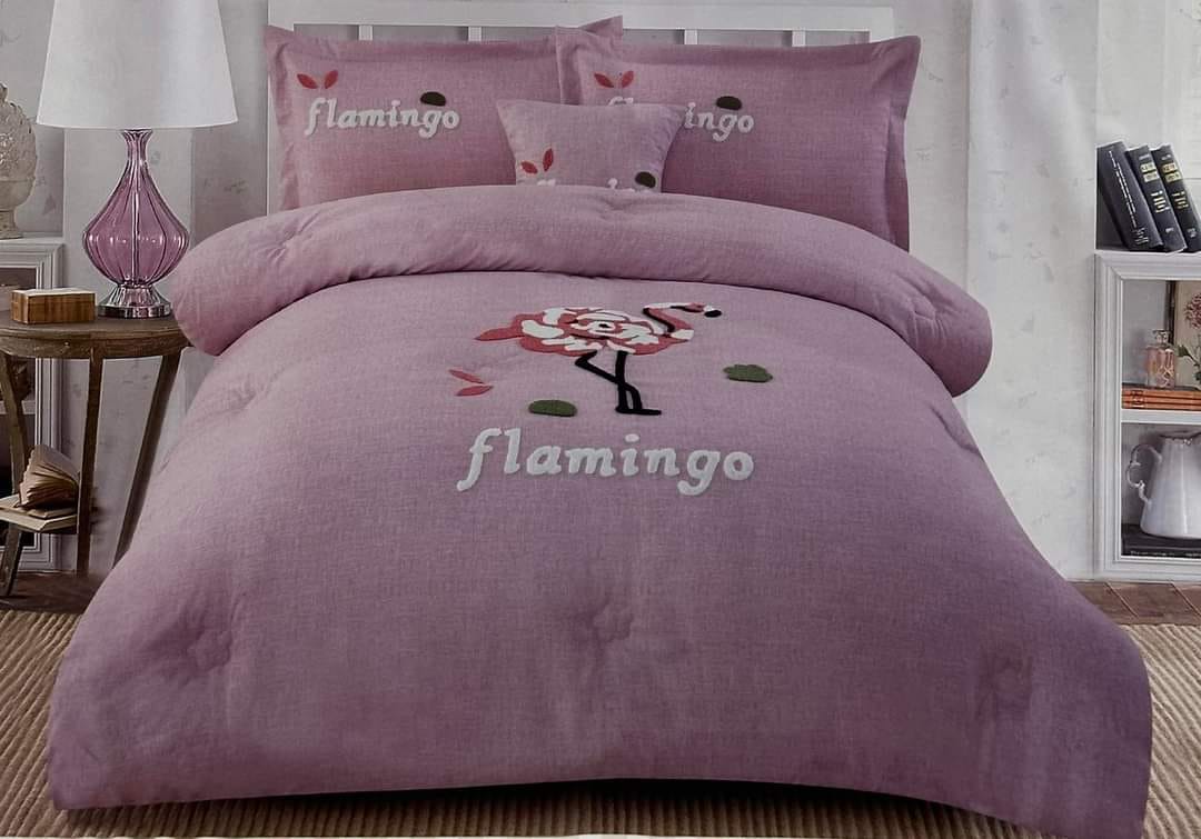 Flamingo Comforter Set - Single