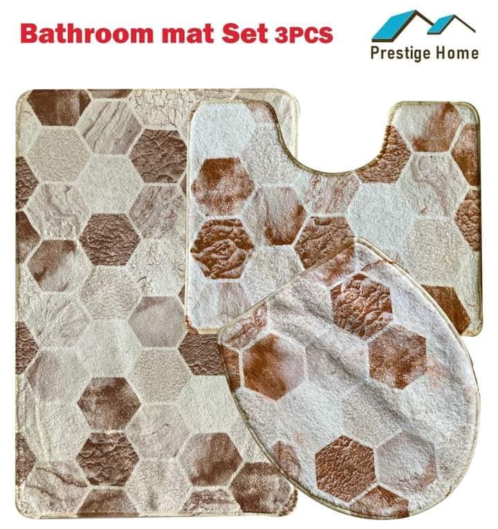 Stones Bathroom Mat Set