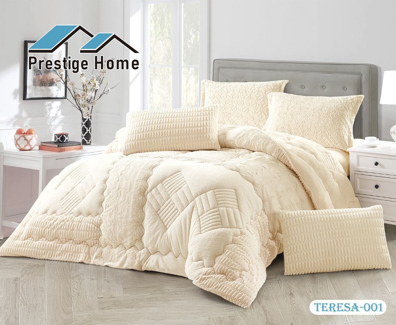 Teresa Comforter Set - Double