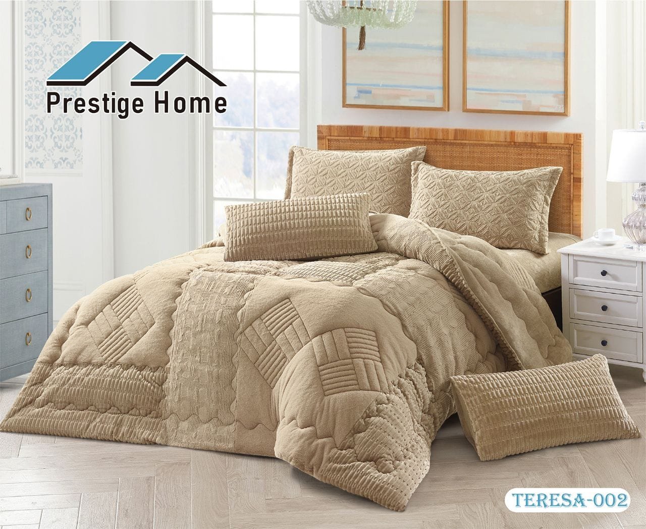 Teresa Comforter Set - Double