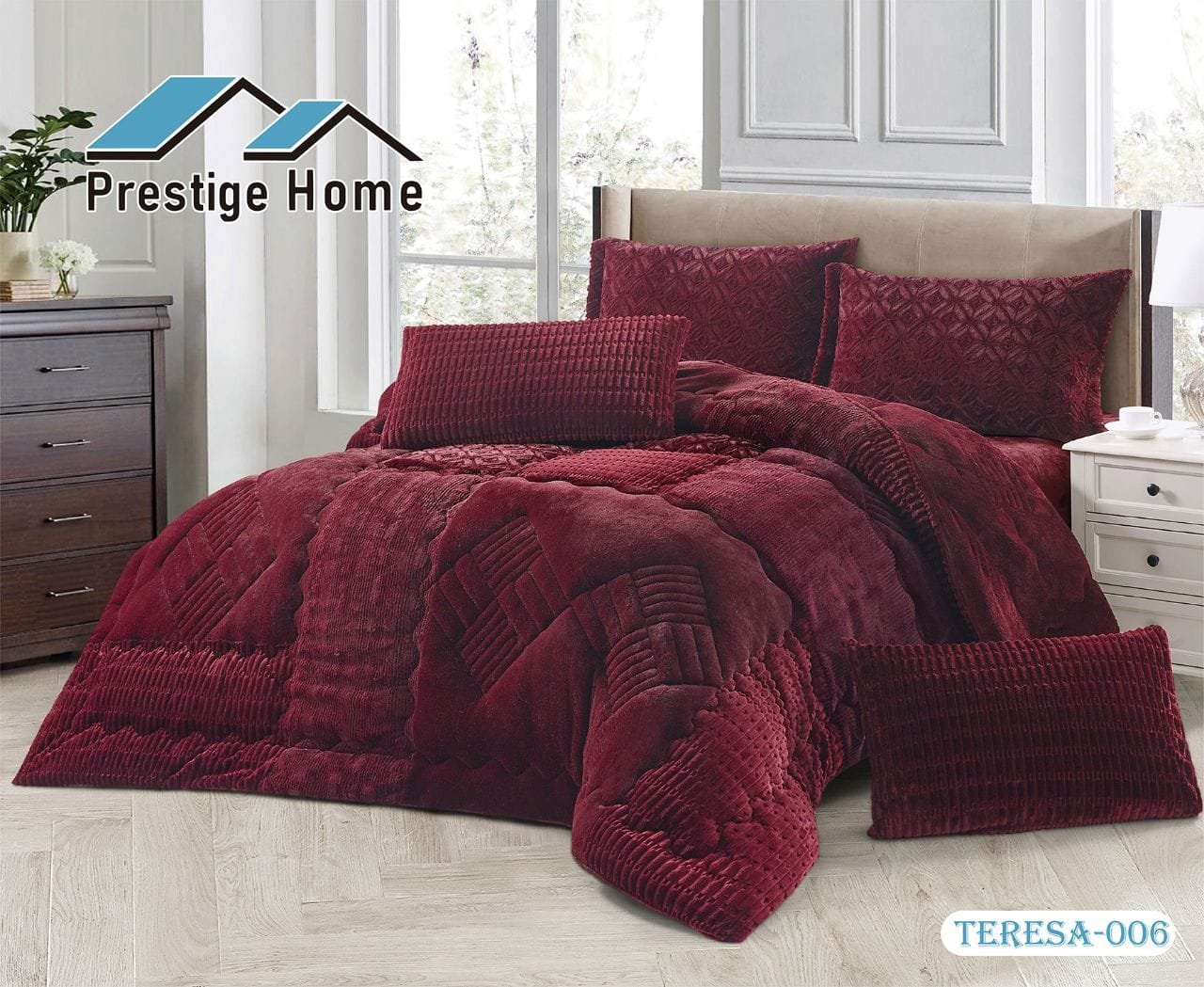 Teresa Comforter Set - Double