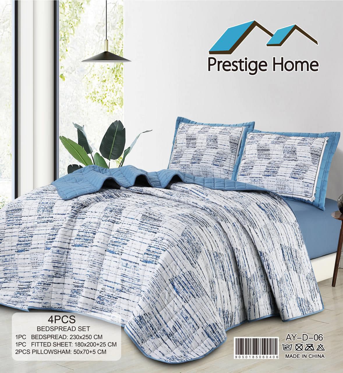 Dahlia Bedspread 4 Pieces - Double