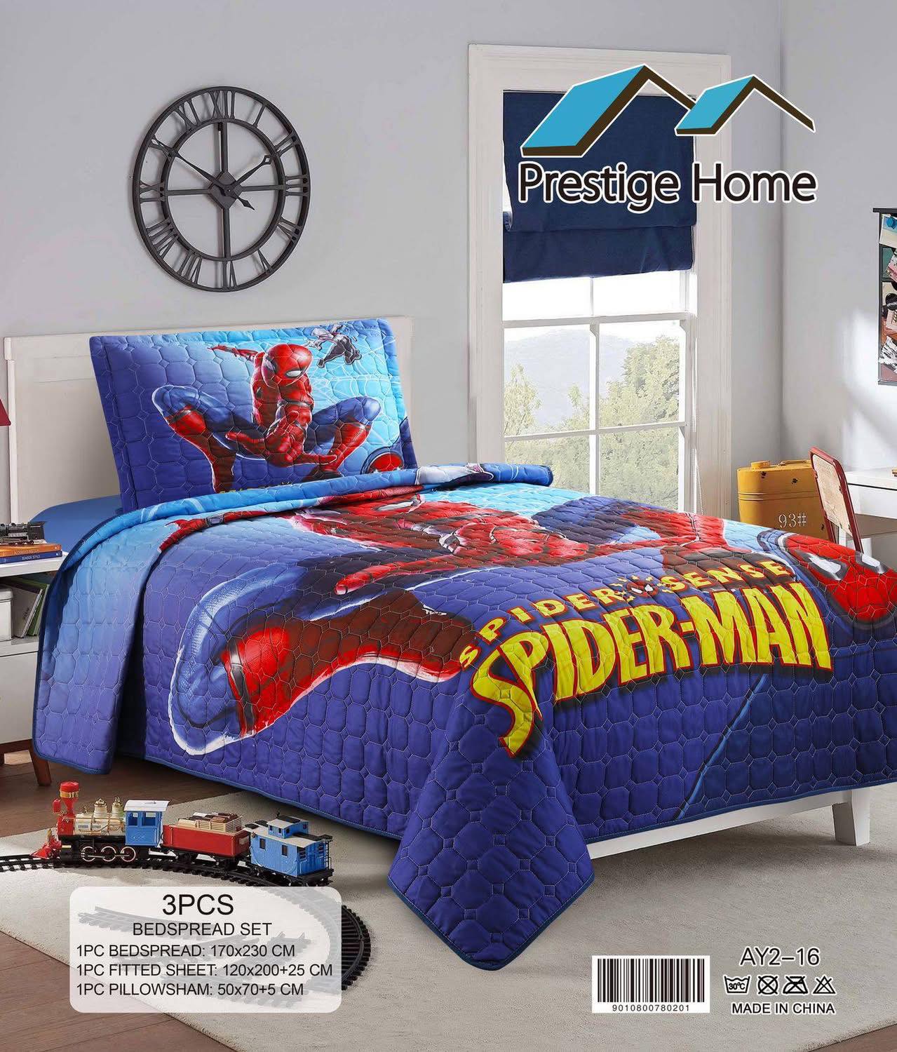 Spider-Man Bedspread Single set - 3 pieces