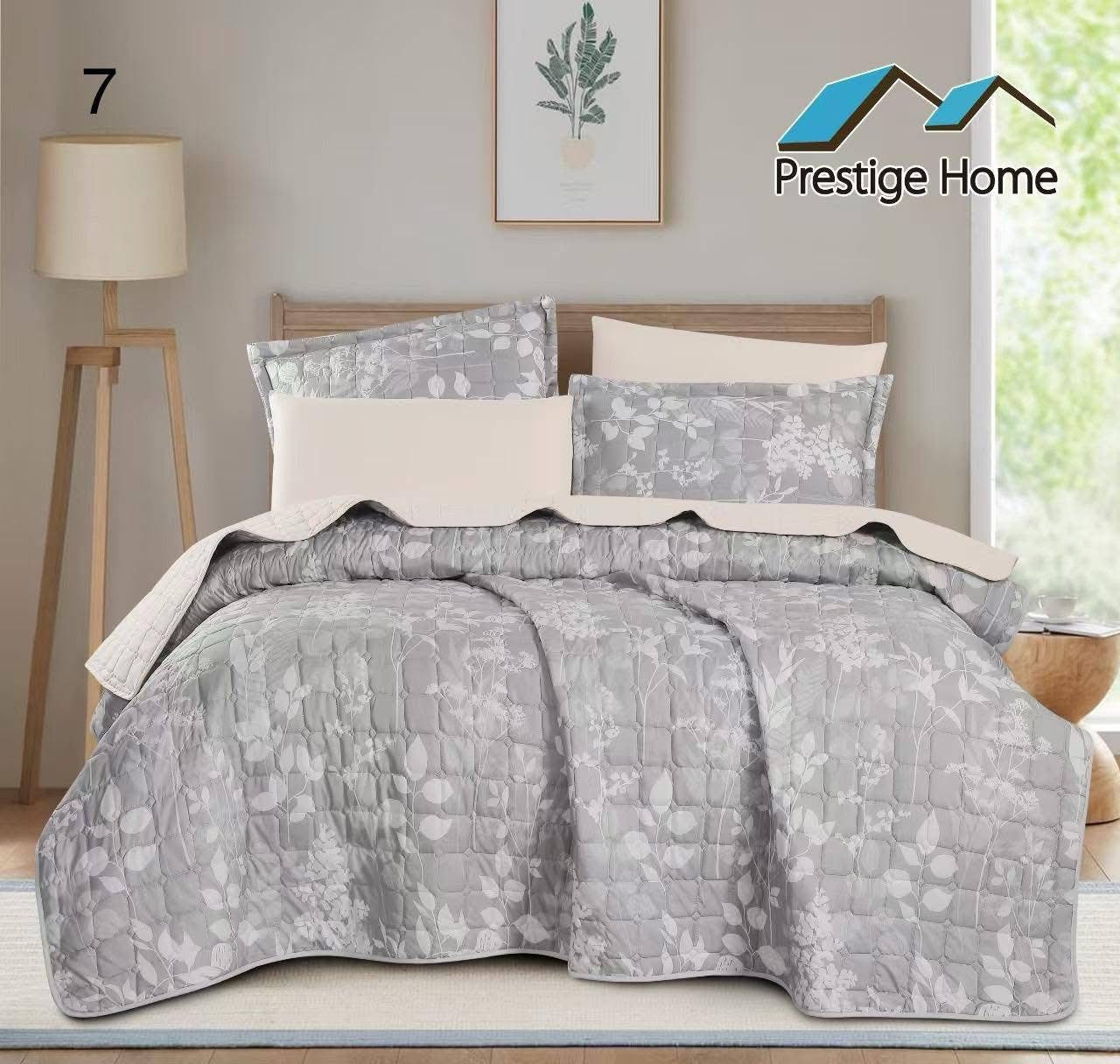 Silver Mist Botanica Bedspread Set - Single