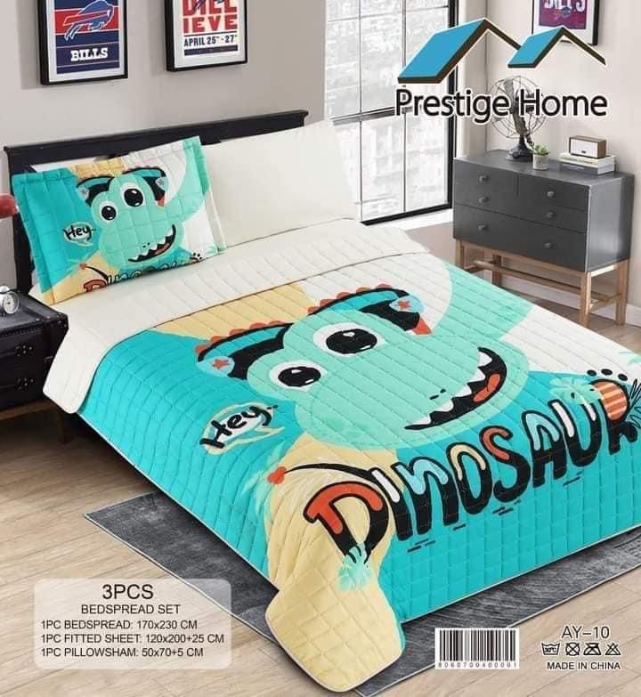 Dinasour Bedspread 3 pieces - Single
