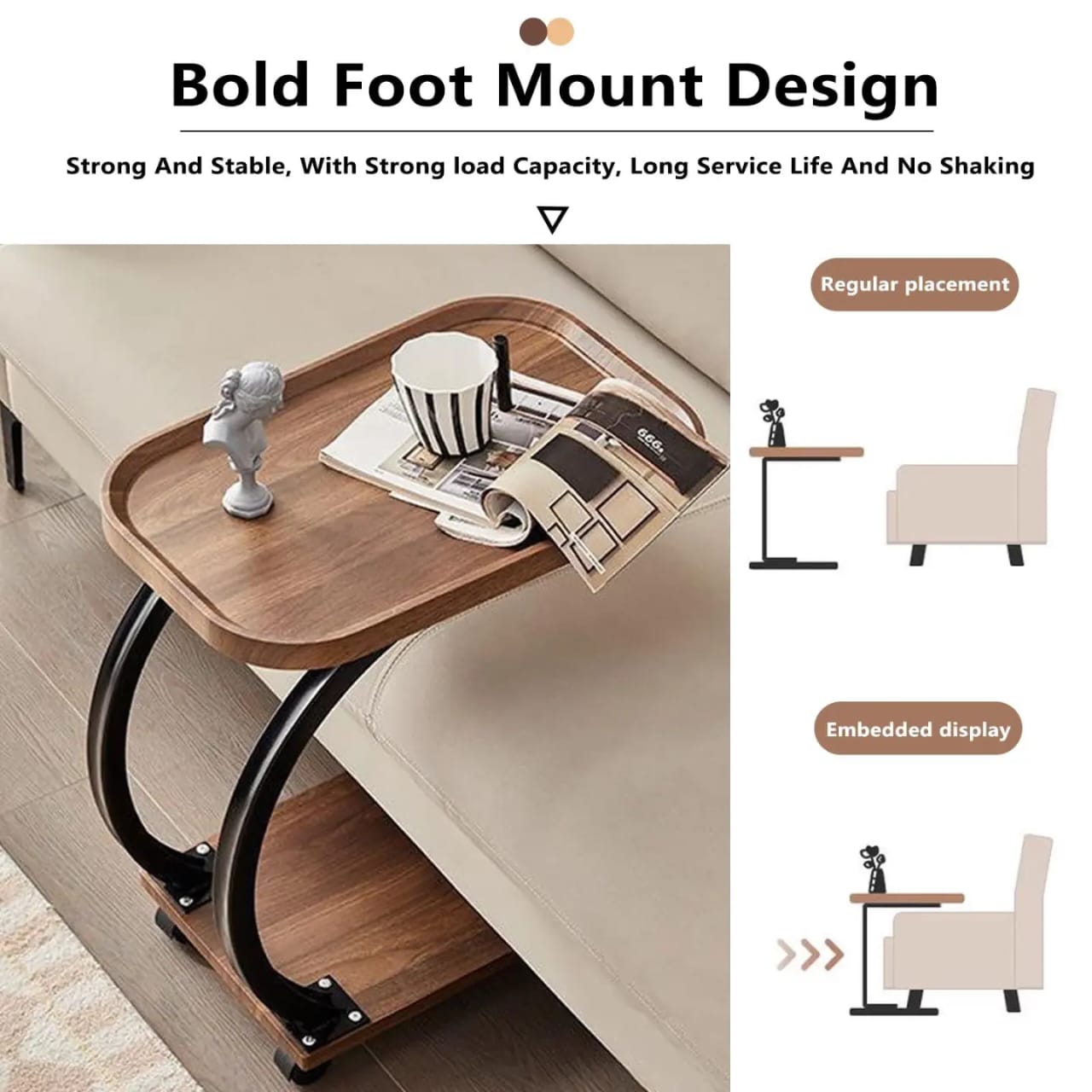 Warenne Wheel End Table