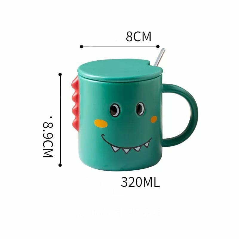 Dinosaur Mug with Spoon