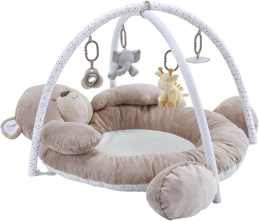 Plush Bear Baby Play Gym & Activity Nest