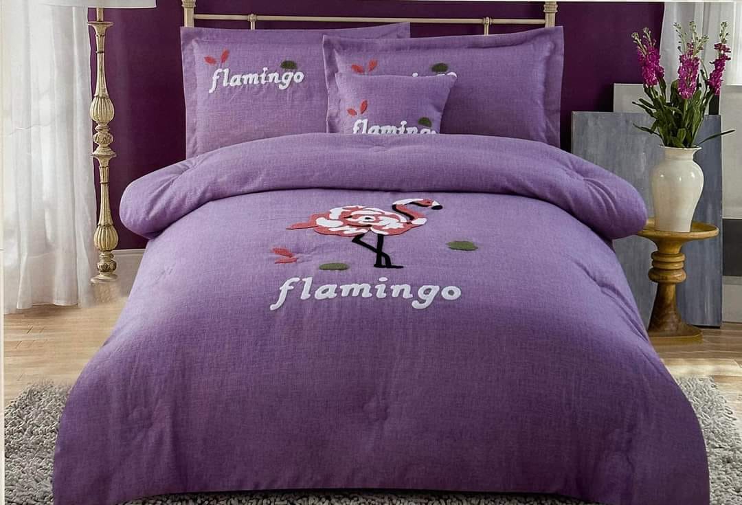 Flamingo Comforter Set - Single