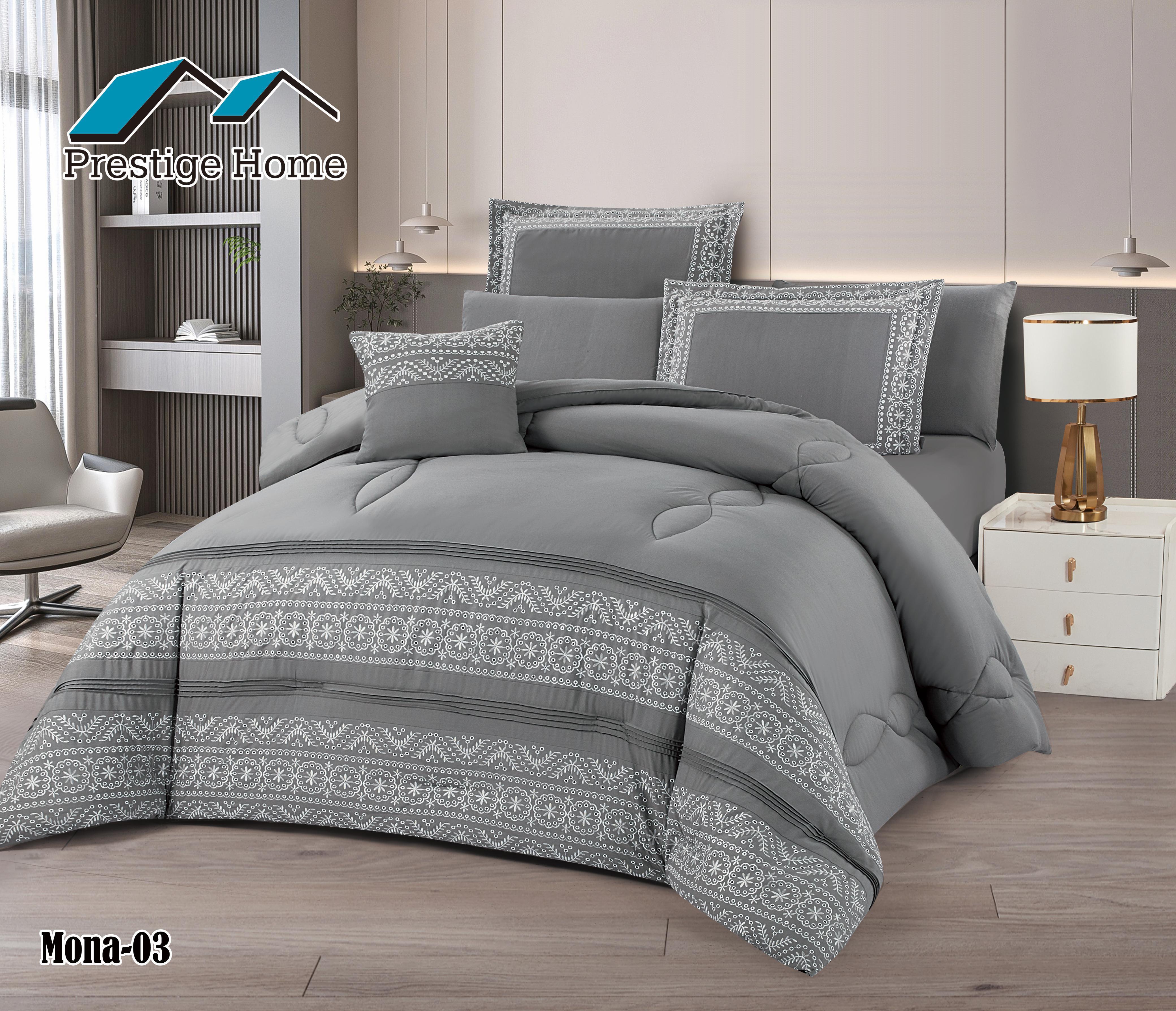 Mona Comforter Set- Double