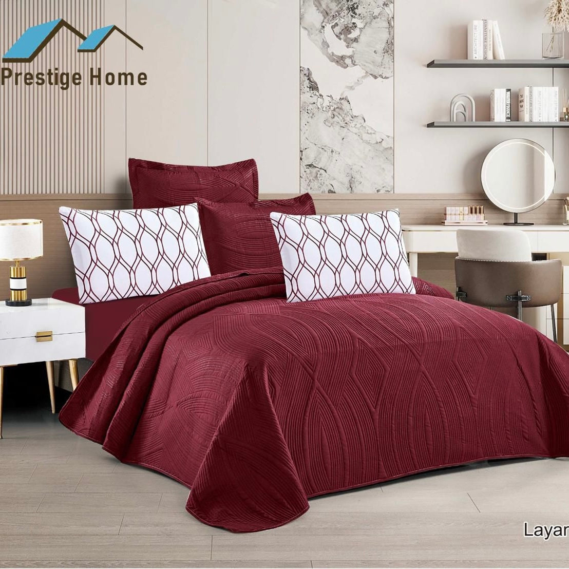 Net Layan Bedspread 4 pieces - Single