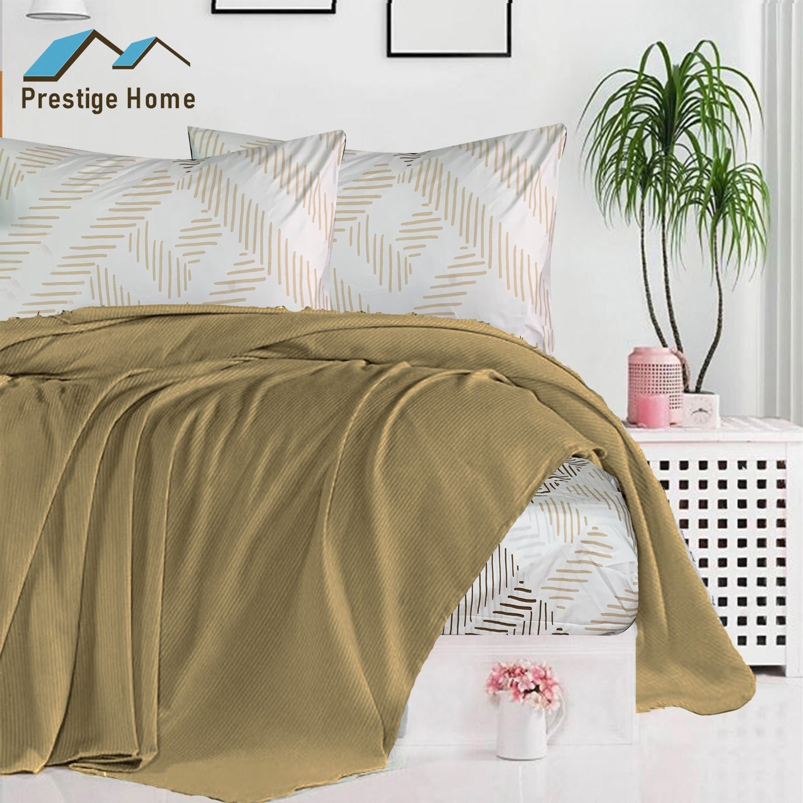 Pique Blanket Set- Single