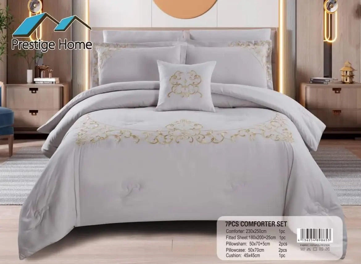 Crown Comforter Set - Double