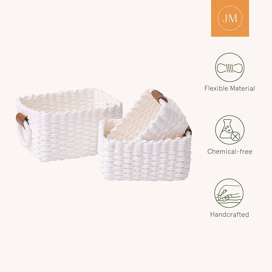 Woven baskets- 3 Pieces set