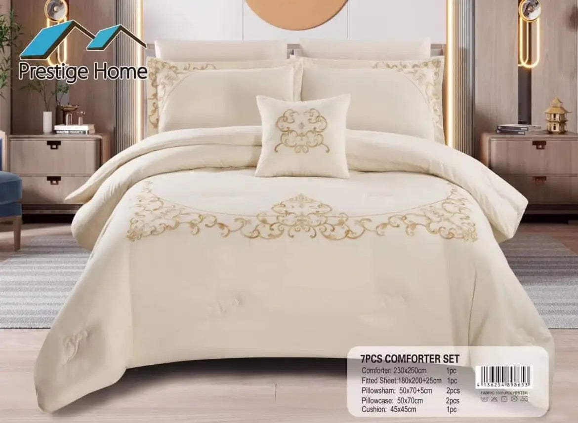 Crown Comforter Set - Double