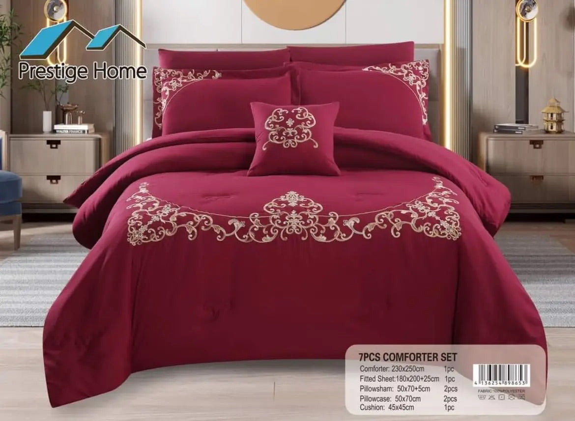 Crown Comforter Set - Double