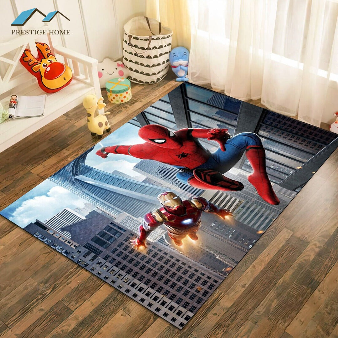 Captain America & Spiderman Carpet Rug
