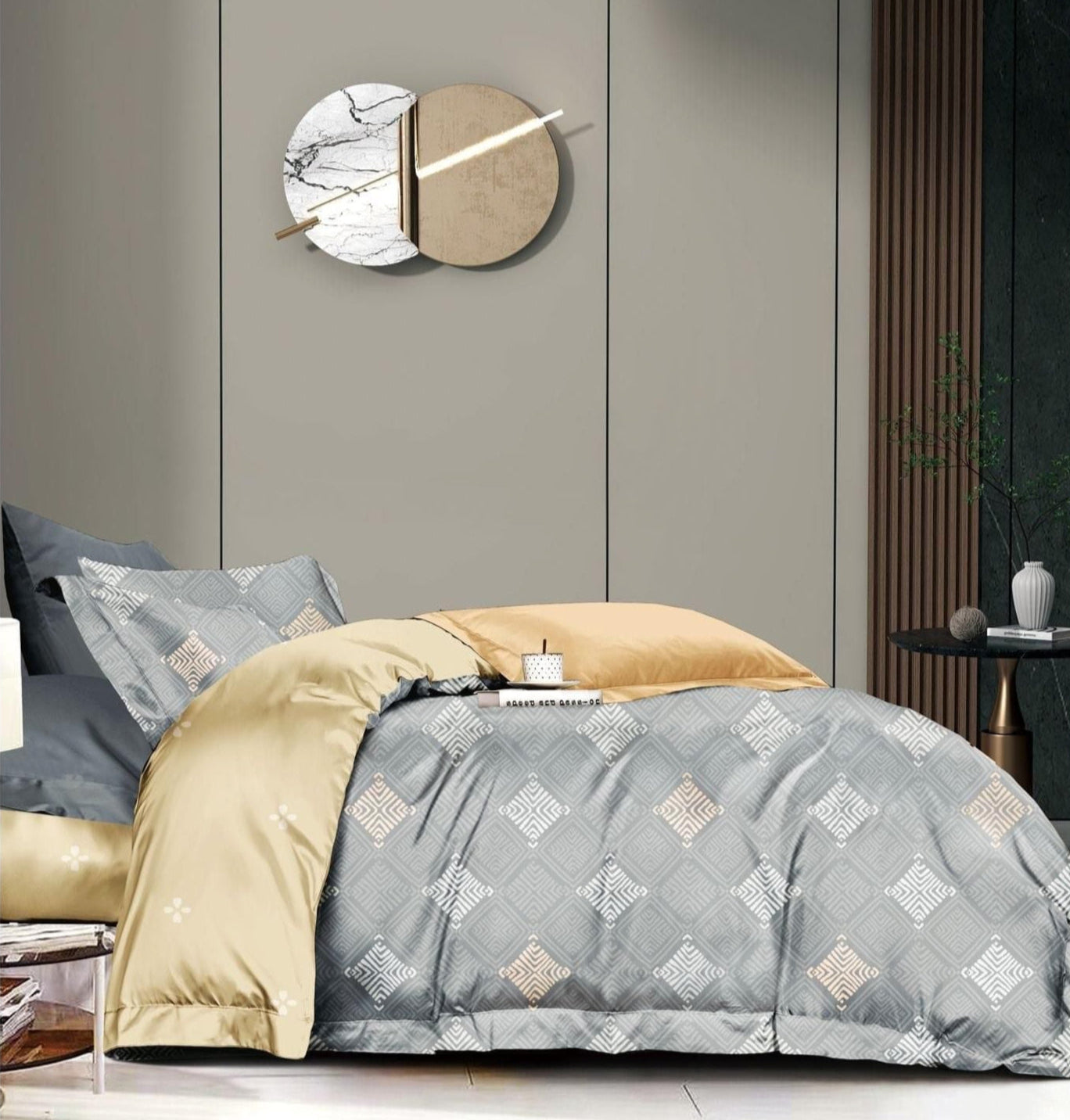 Cotton Calm Duvet Cover Set - Double