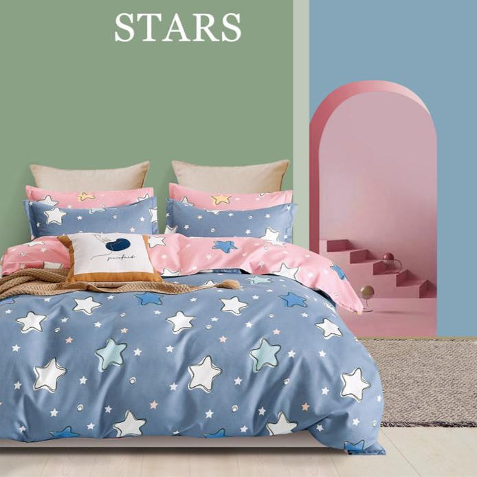 Stars Comforter Set 3 pieces- Single