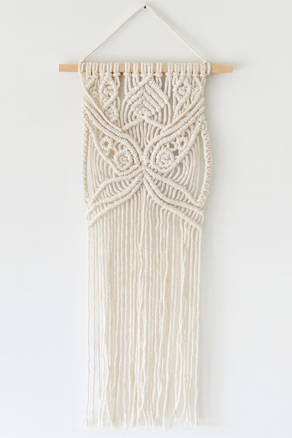 Boho Butterfly Macrame Wall Hanging - 40x90 cm