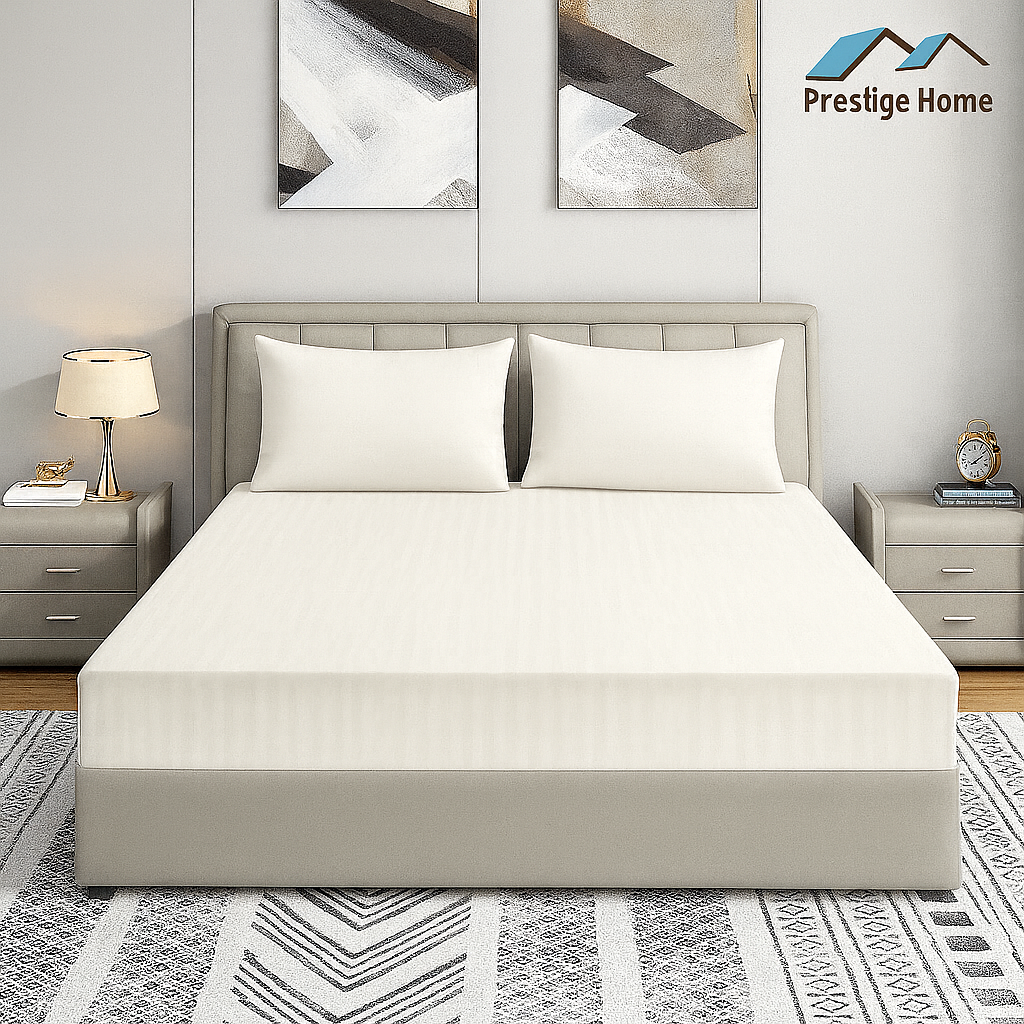 Prestige Striped Bedsheets - Single