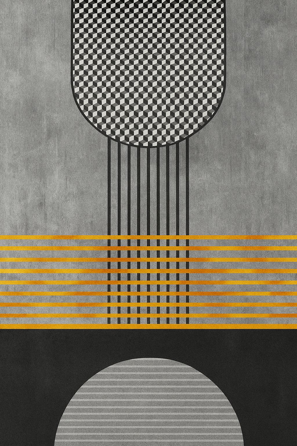 Optical Harmony Rug - 70x110 cm
