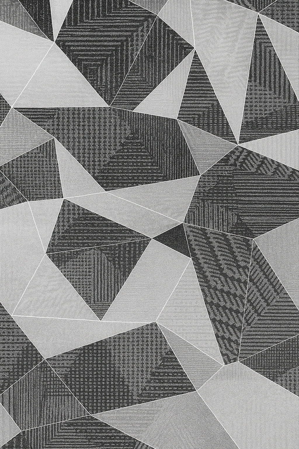Monochrome Prism Rug - 70x110 cm