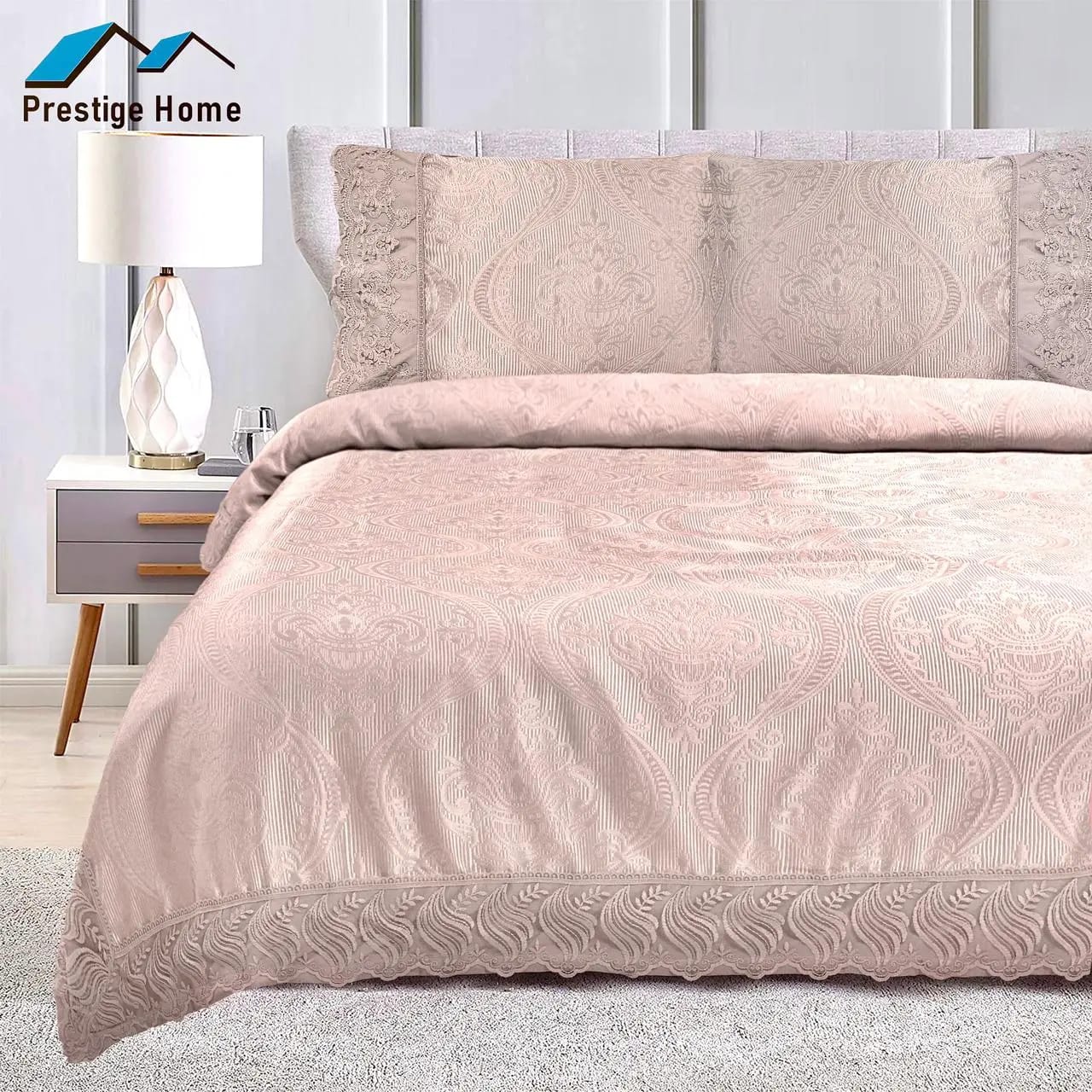 Lace Bridal Bedspread 6 pieces - Double