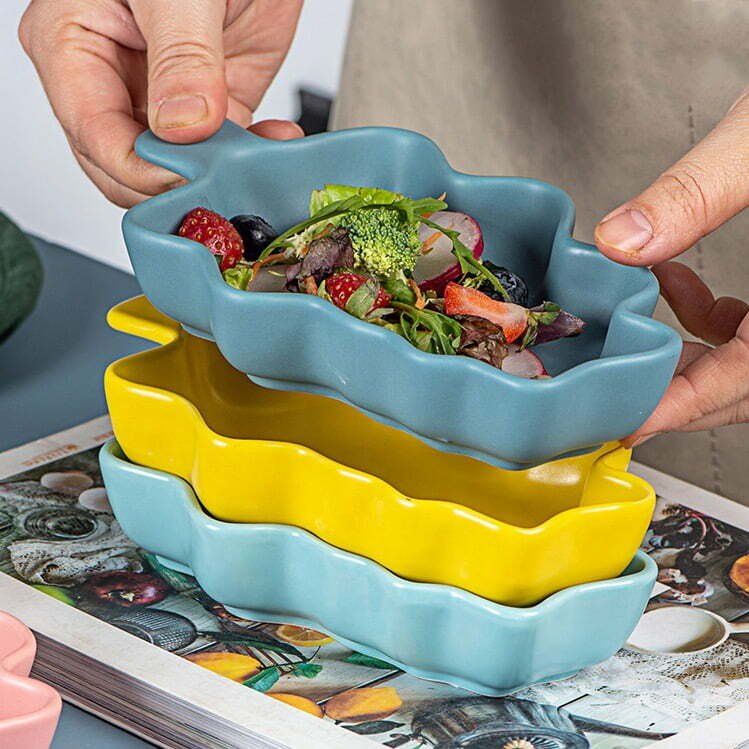 Christmas Tree Ceramic Baking Dishes
