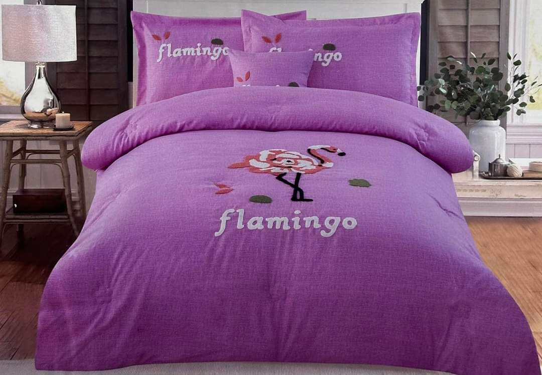 Flamingo Comforter Set - Single