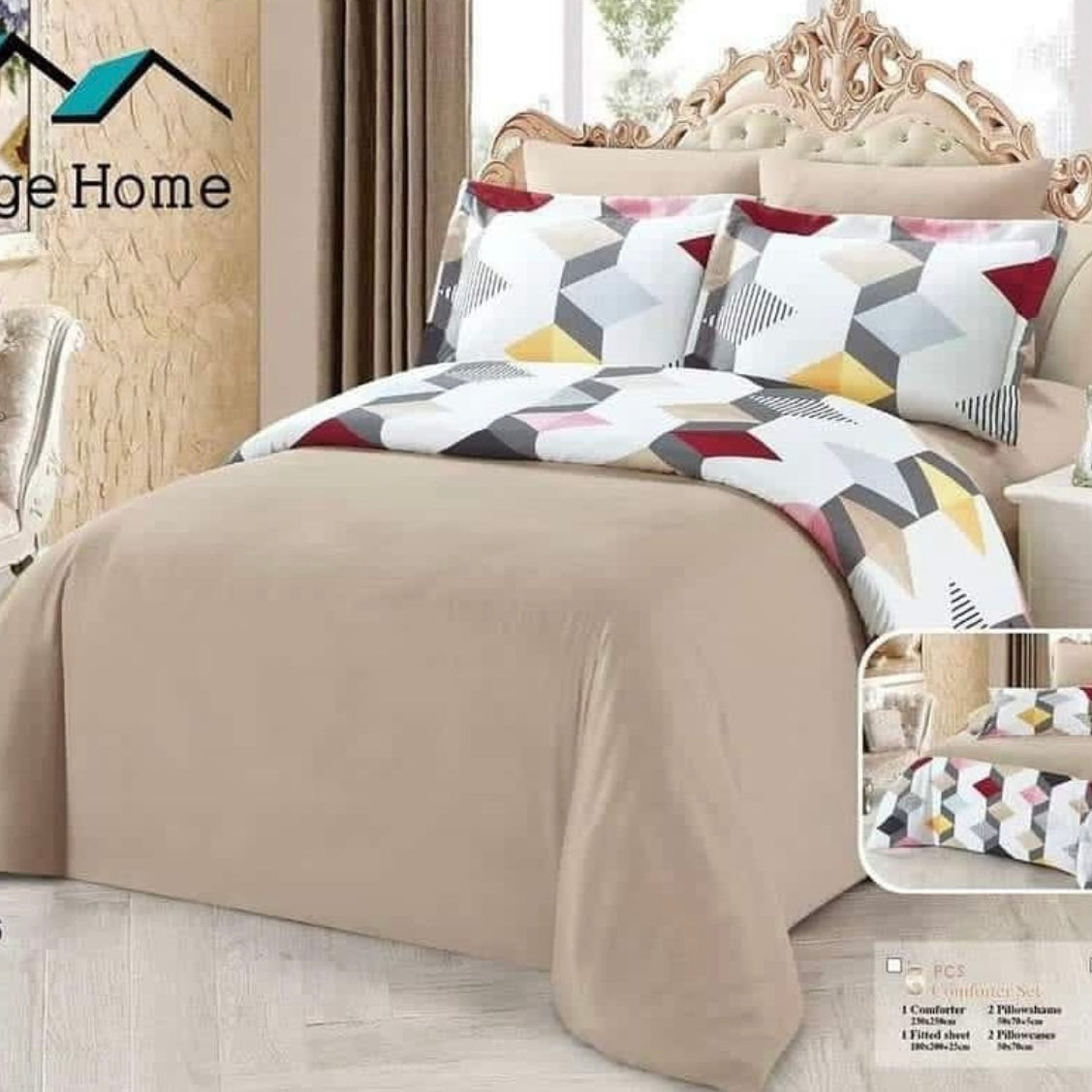Mary Comforter - 6 Pieces Double