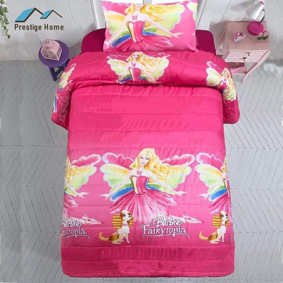 Barbie Fairy Bedspread Single set - 3 pieces