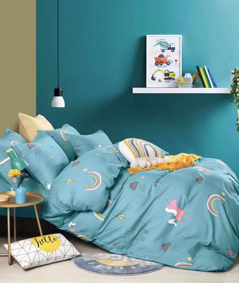 Rainbow Comforter Set 3 Pieces - Single