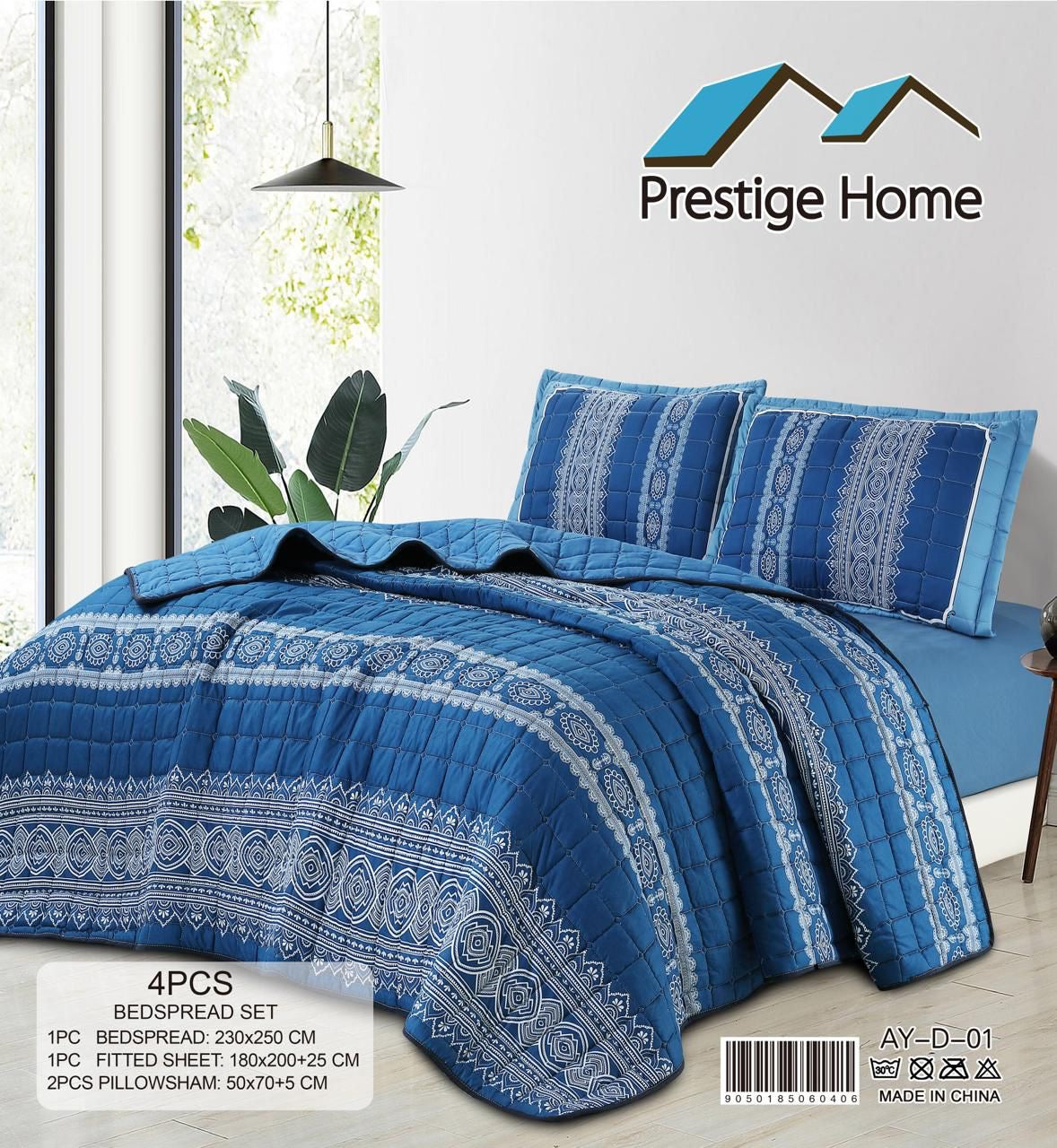 Amal Bedspread - 4 Pieces Double