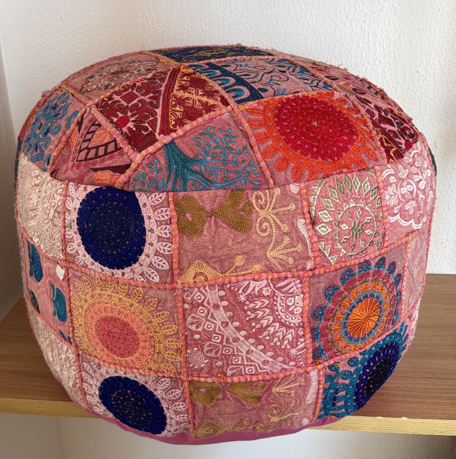 Indian Pouf Colorful