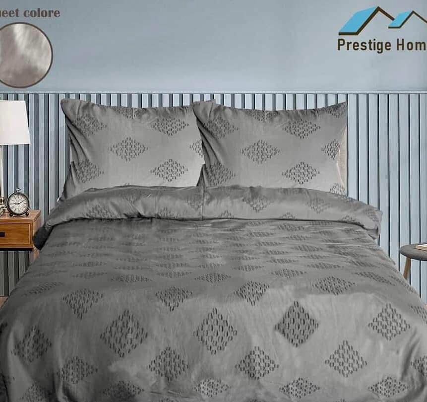 Chevron Velvet Touch Comforter Set - Double