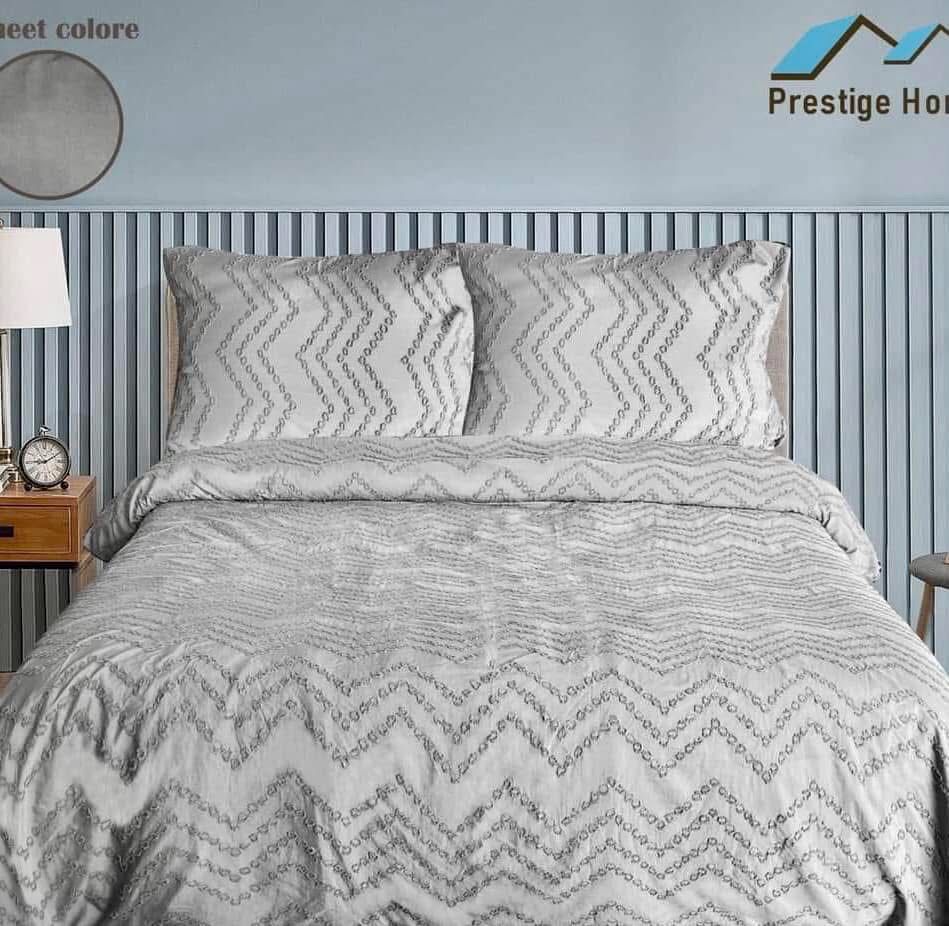 Chevron Velvet Touch Comforter Set - Double
