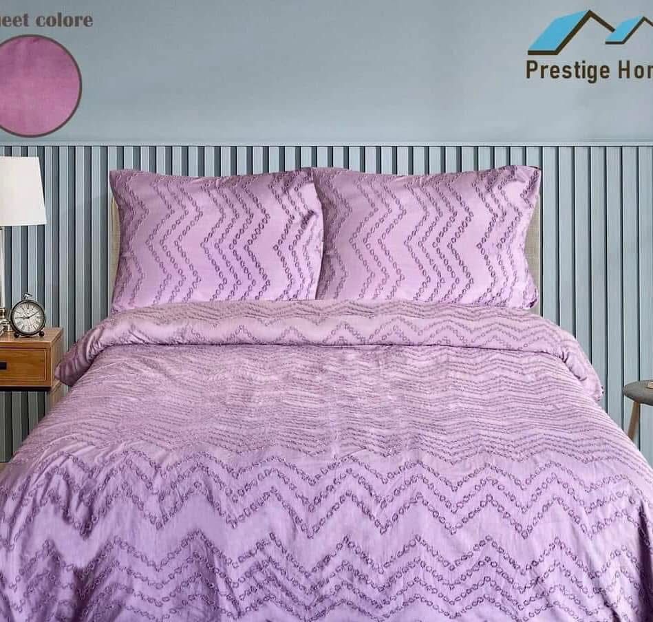 Chevron Velvet Touch Comforter Set - Double