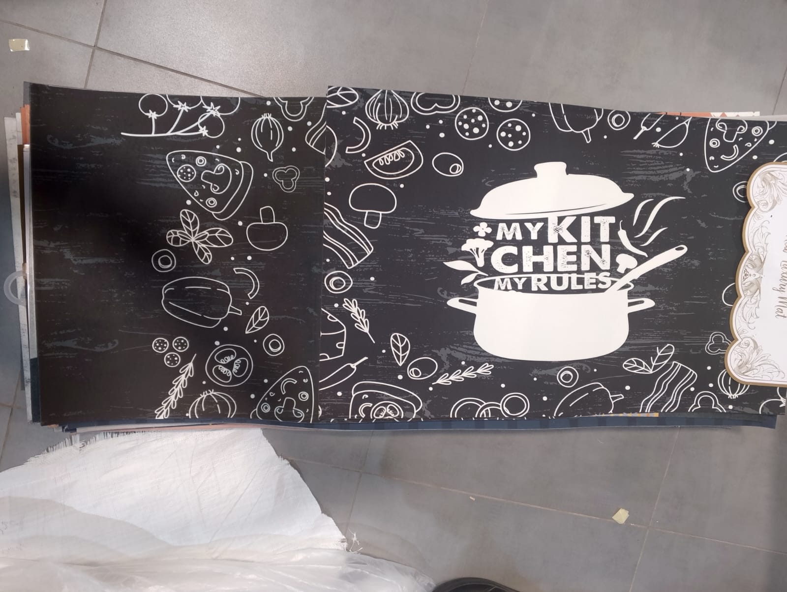 Indoor Rug Set My Kitchen My Rules