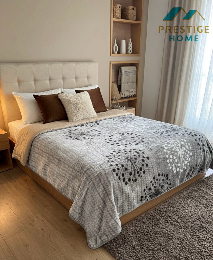 Dandelion Printed Blanket - Double