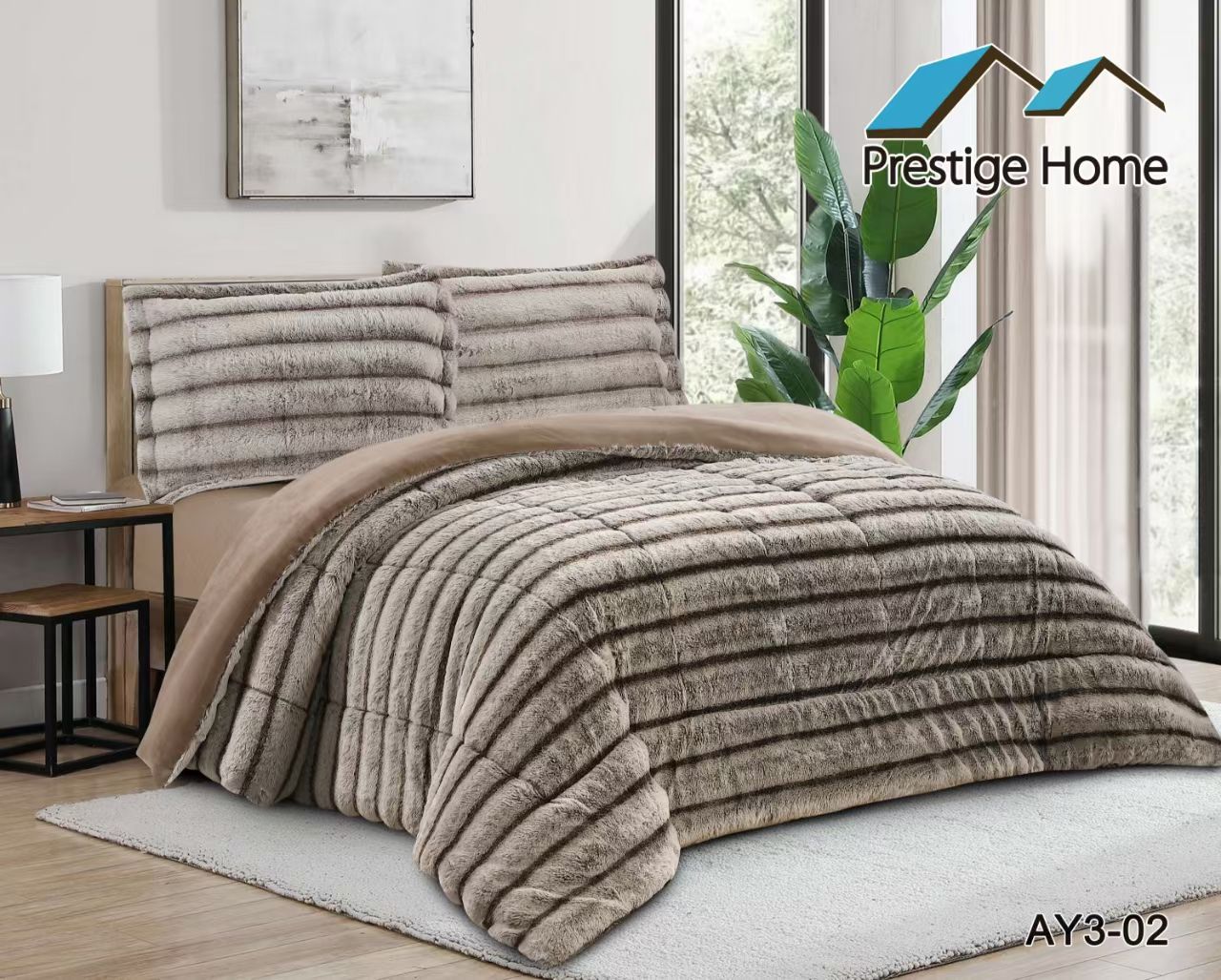 Luma Rabbit Comforter Set - Double
