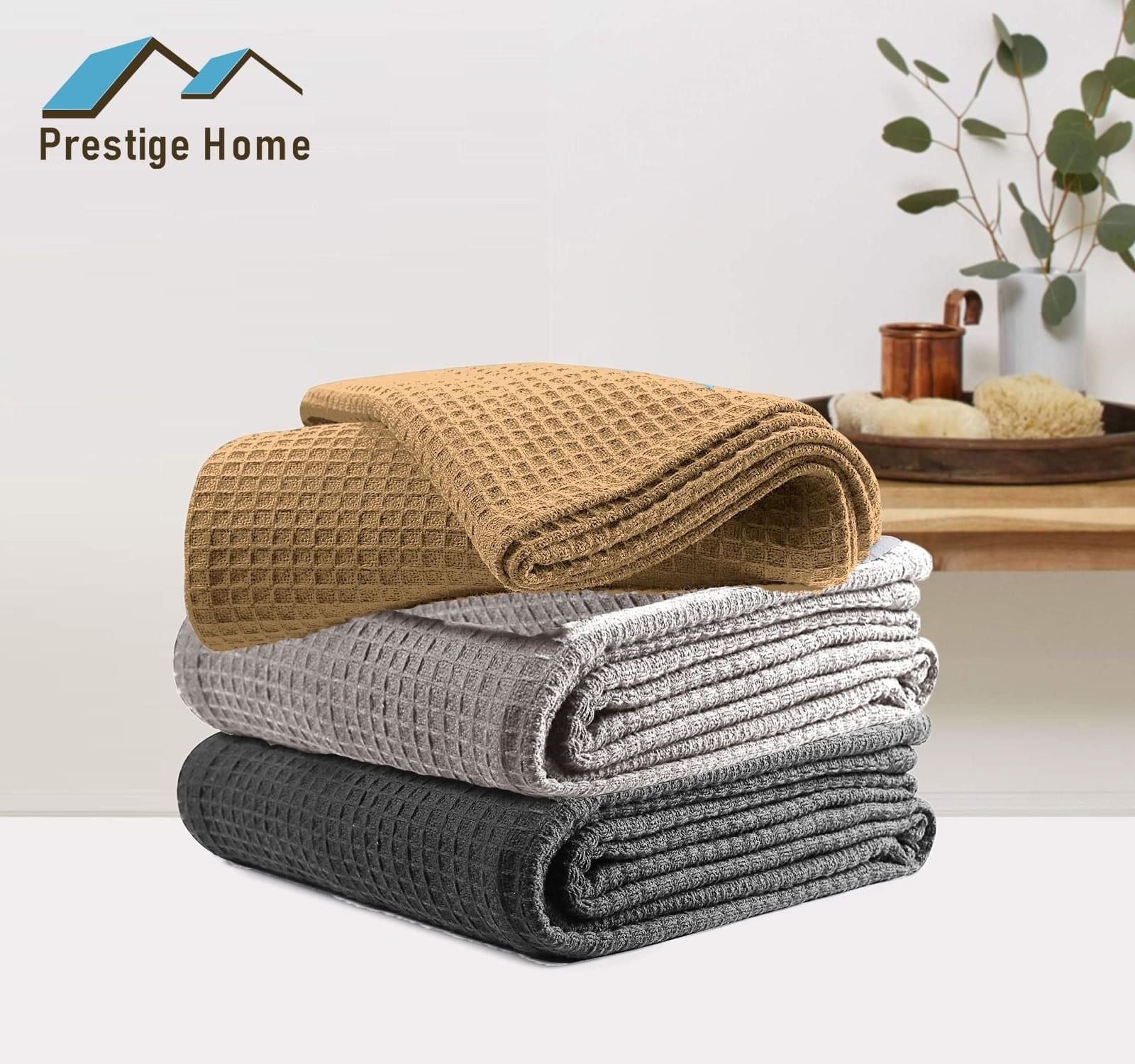Prestige Pique Waffle Blanket - Double