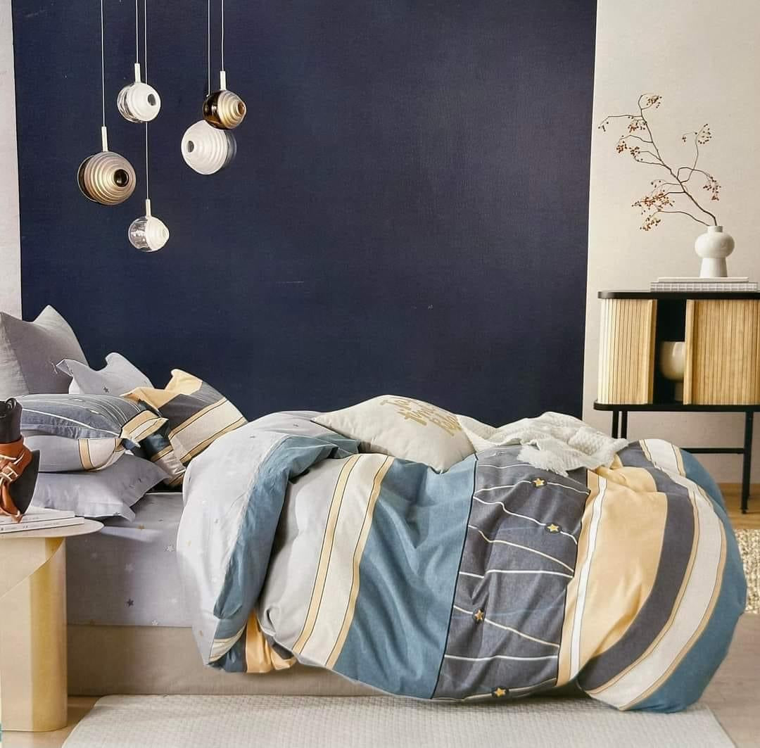 Cotton Stars Duvet Cover Set - Single