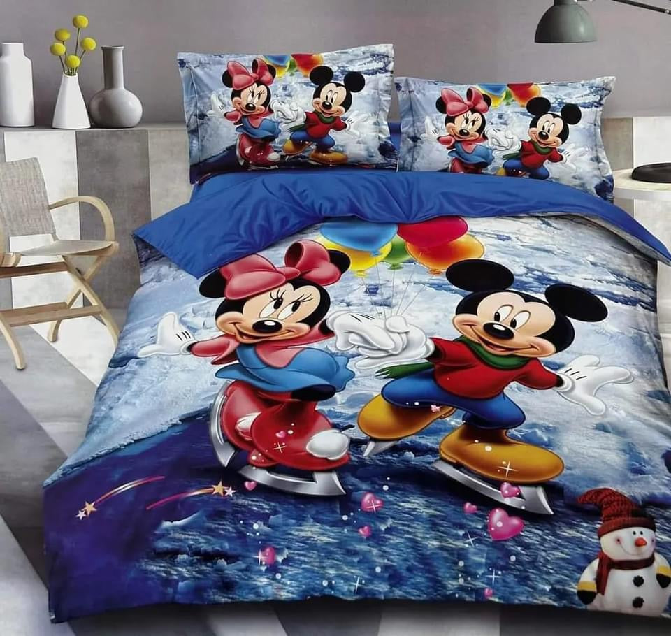 Mickey Mouse Snow Duvet Cover Set - Single