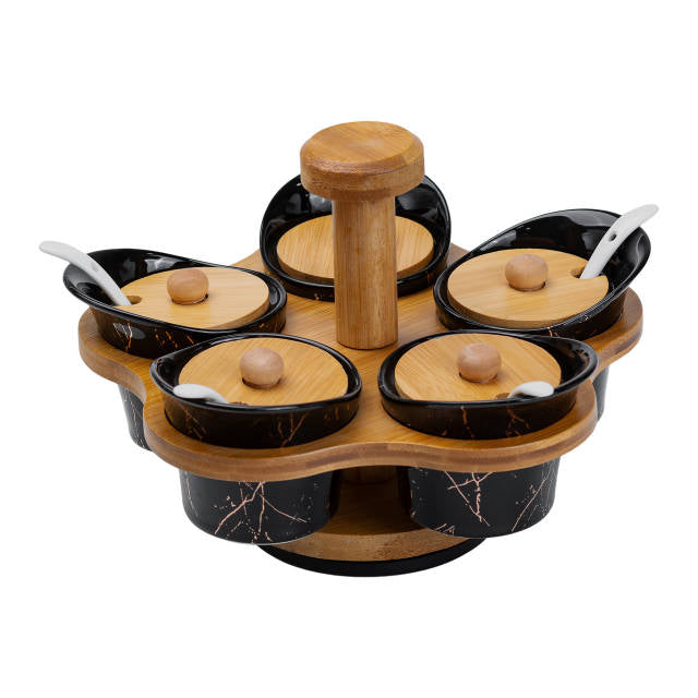 5 Pieces Marble Pots
